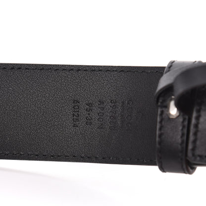 Gucci Moon Calfskin Nickel Double G 40mm Belt 95 38 Black 6 of 6