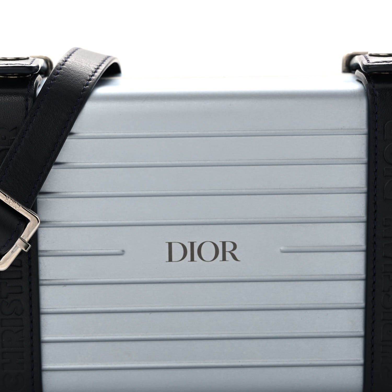 Christian Dior X RIMOWA Aluminum Personal Clutch On Strap Bleu 8 of 15