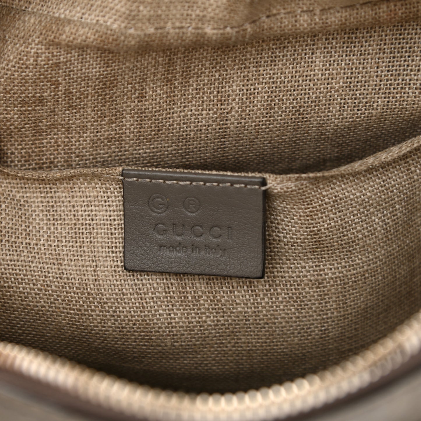 Microguccissima Mini Bree Messenger Bag Grey