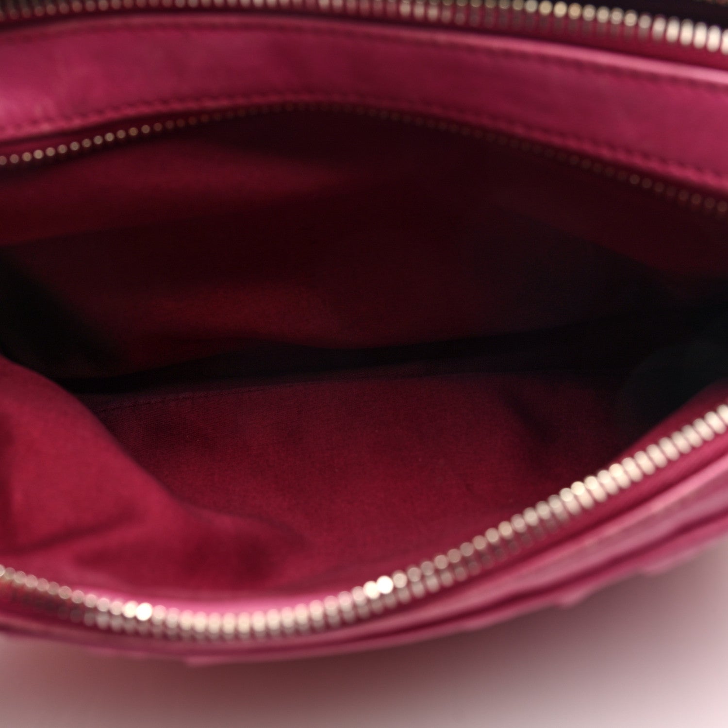 Miu Miu Vitello Lux Matelasse Double Zip Shoulder Bag Peonia 6 of 10