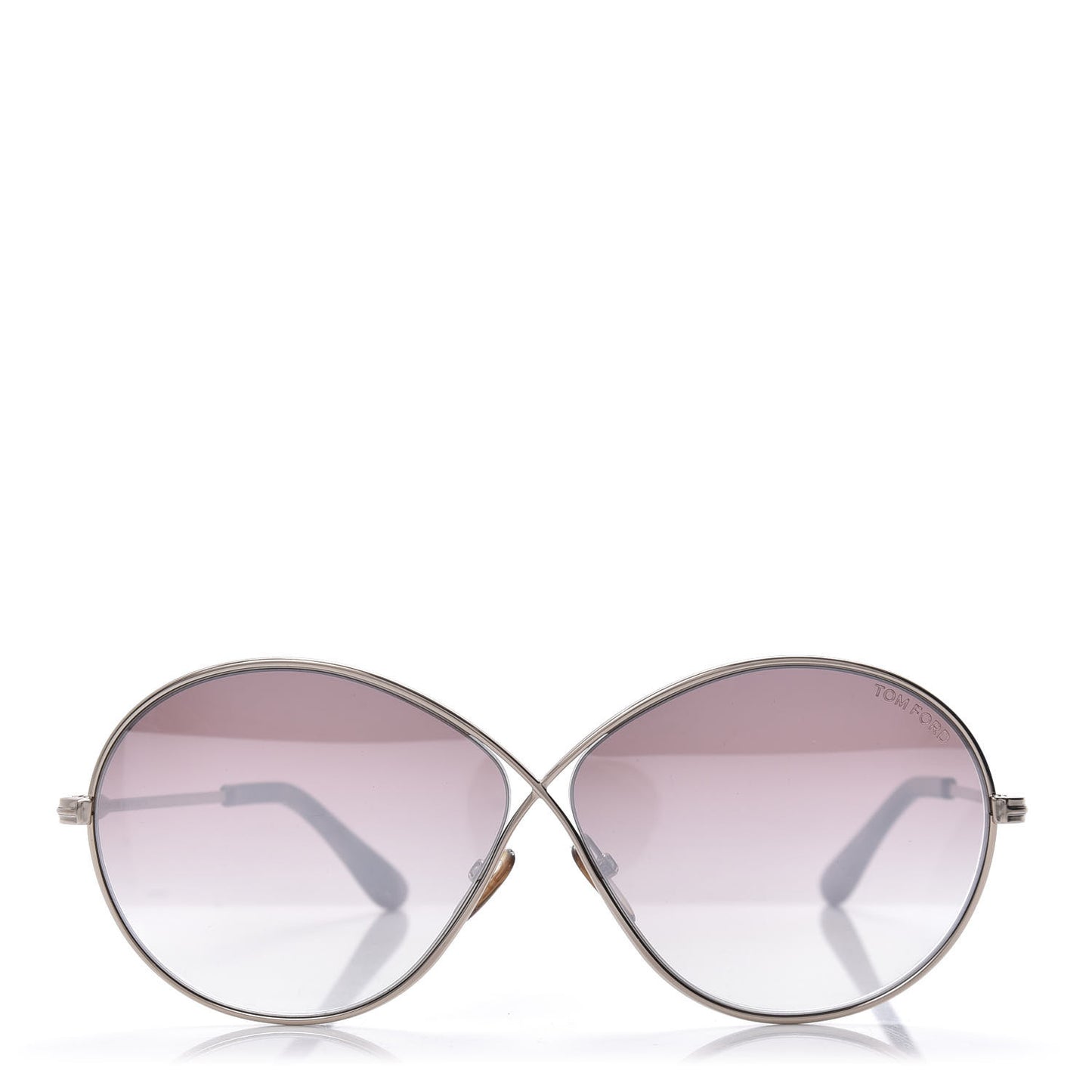 Rania-02 Oval Sunglasses TF564 Light Gold