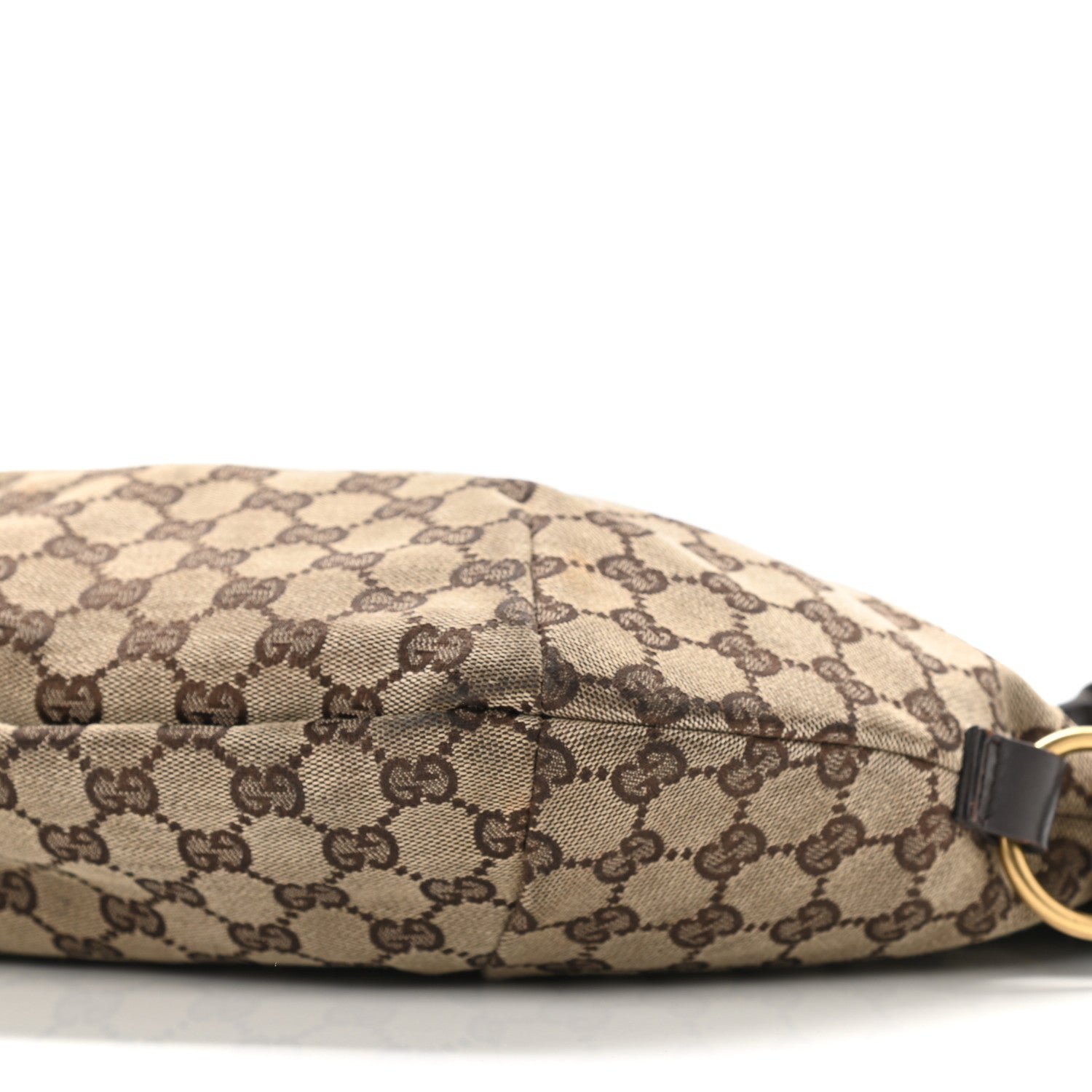 Gucci Monogram Half Moon Hobo Dark Brown 13 of 13