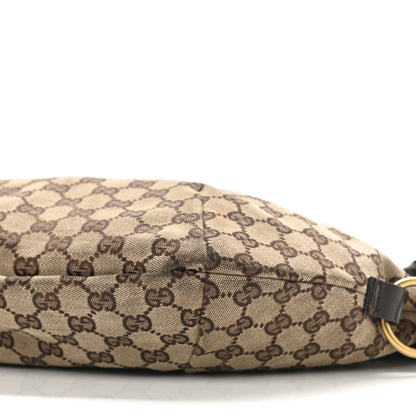 Gucci Monogram Half Moon Hobo Dark Brown 13 of 13