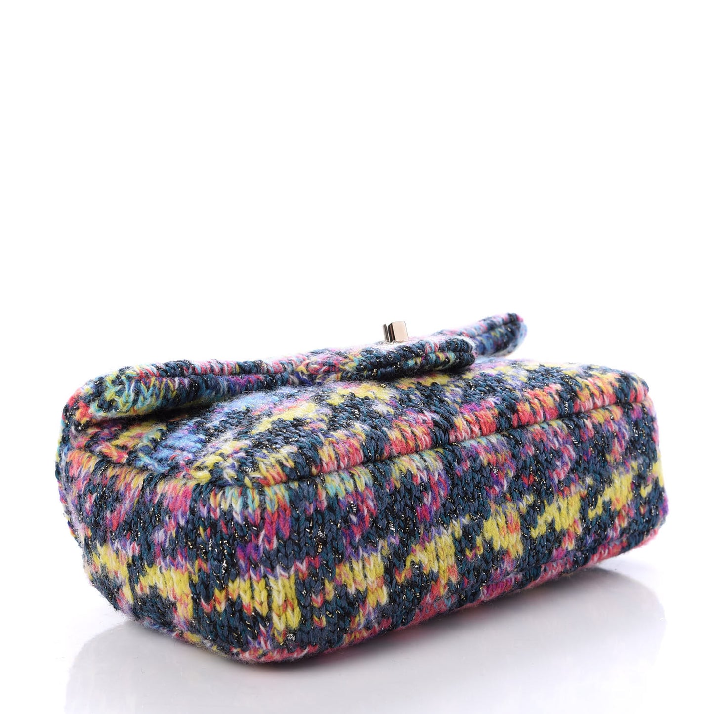 Knit Mini Rectangular Flap Multicolor