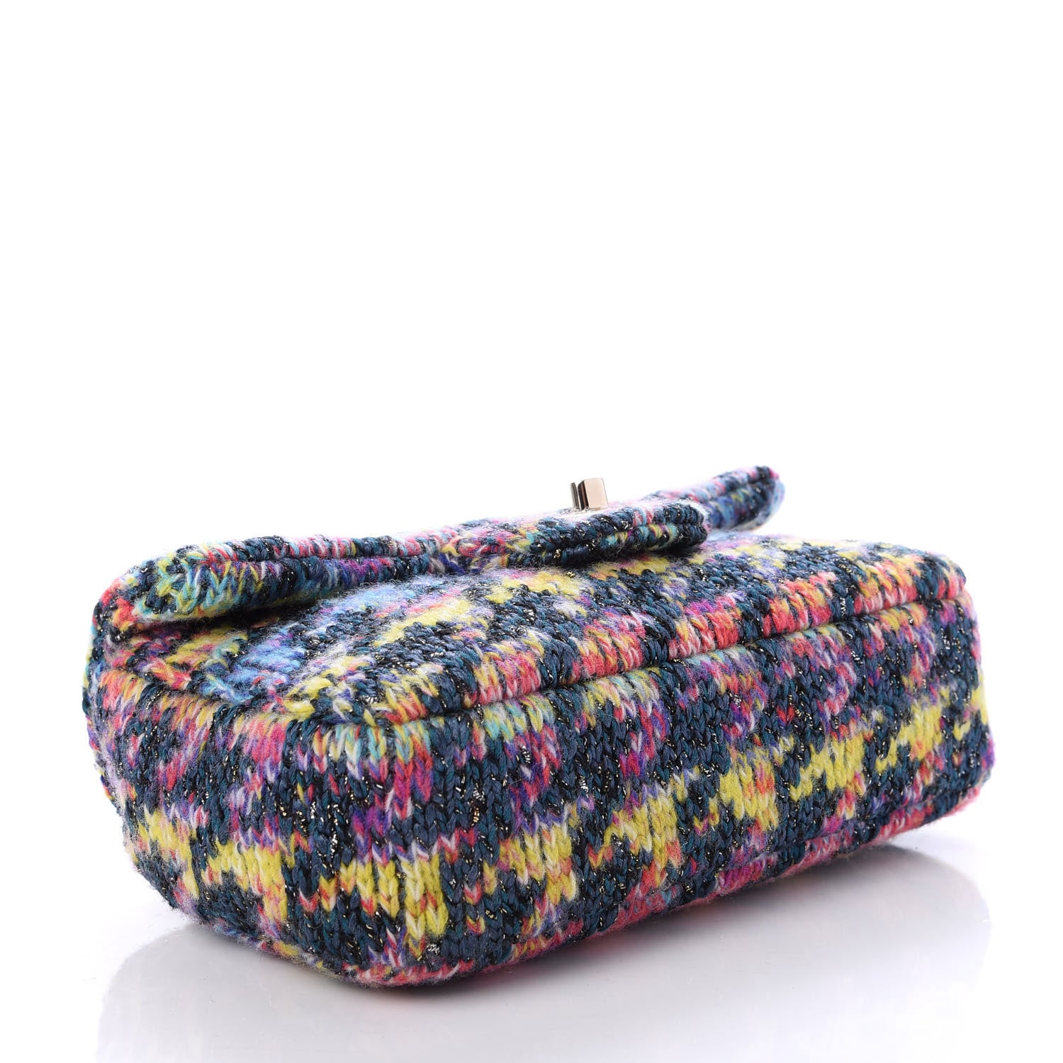Chanel Knit Mini Rectangular Flap Multicolor 4 of 10
