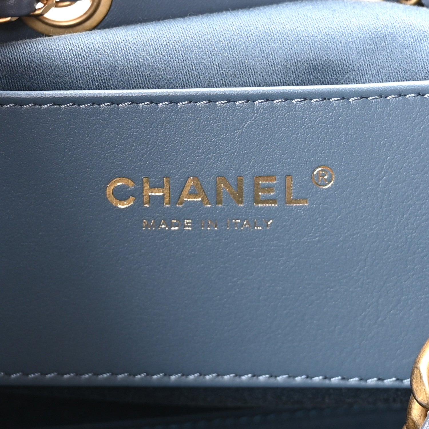 Chanel Suede Quilted Small Chanel 25 Handbag Blue 6 of 11