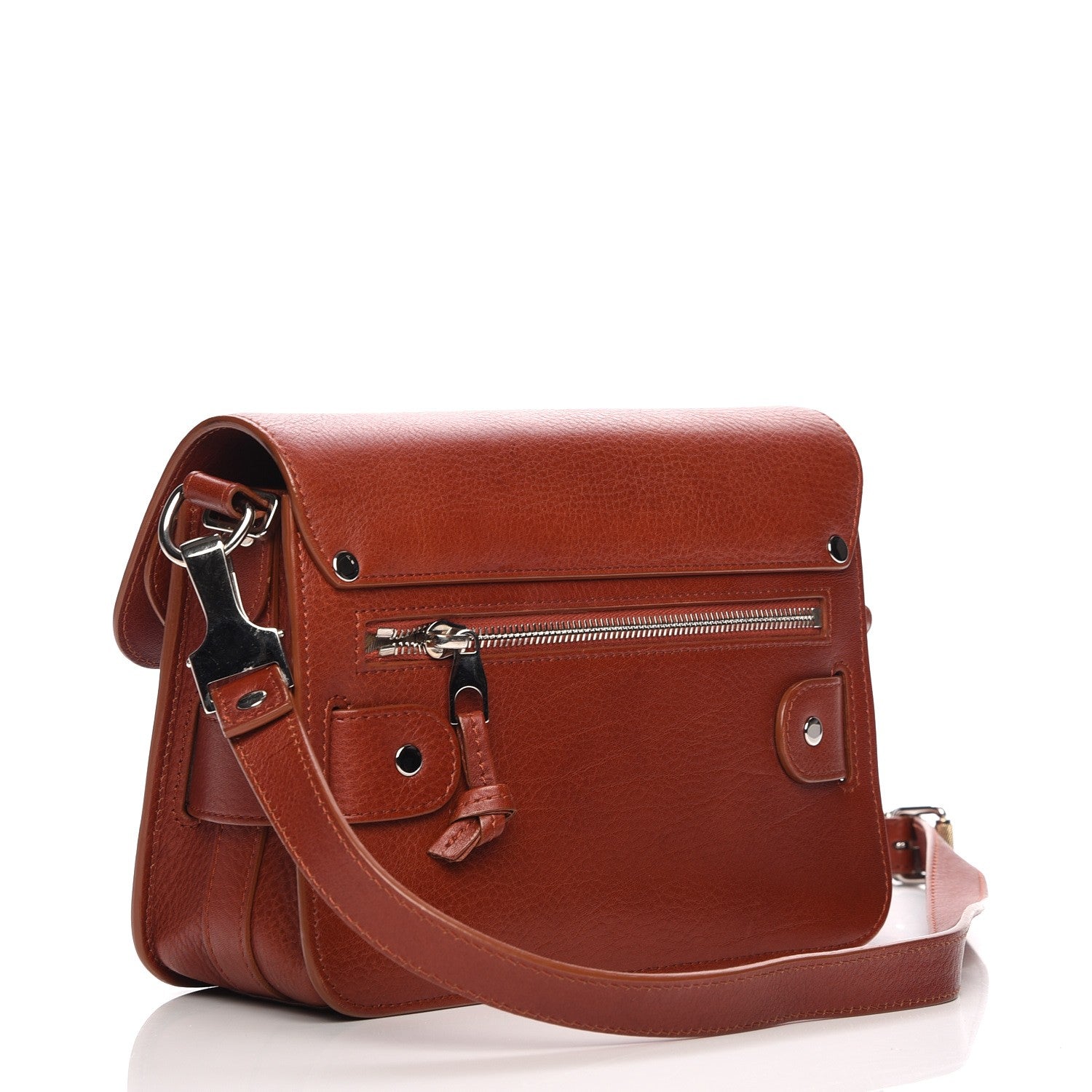 Proenza Schouler Calfskin Mini PS11 Classic Shoulder Bag Saddle 3 of 7