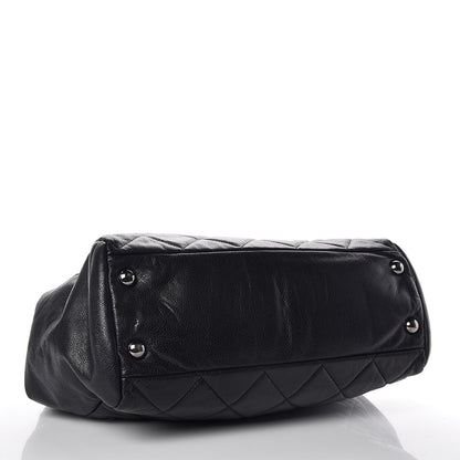 Chanel Soft Caviar Quilted Large Cells Tote Black 4 of 9