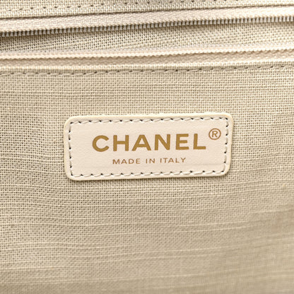 Chanel Mixed Fibers Small Deauville Tote Navy 8 of 13