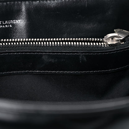 Saint Laurent Calfskin Y Quilted Monogram Medium Loulou Chain Satchel Black 18 of 25