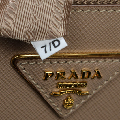 Prada Saffiano Medium Galleria Double Zip Tote Cammeo 7 of 7