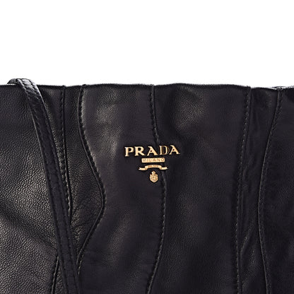 Prada Nappa Stripes Crossbody Bag Black 7 of 9