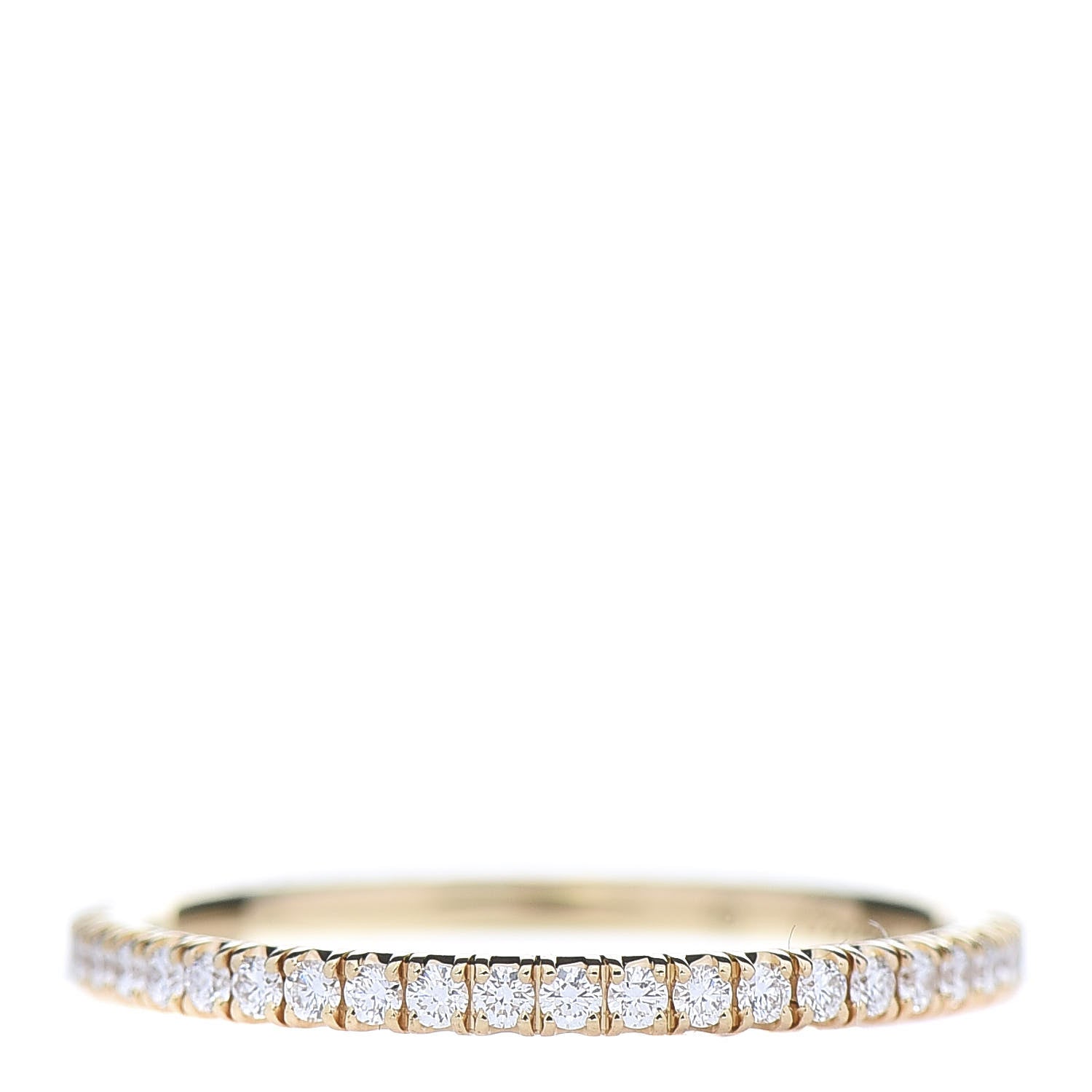 Cartier 18K Yellow Gold Diamond Etincelle De Eternity Ring 47 4 3 of 6