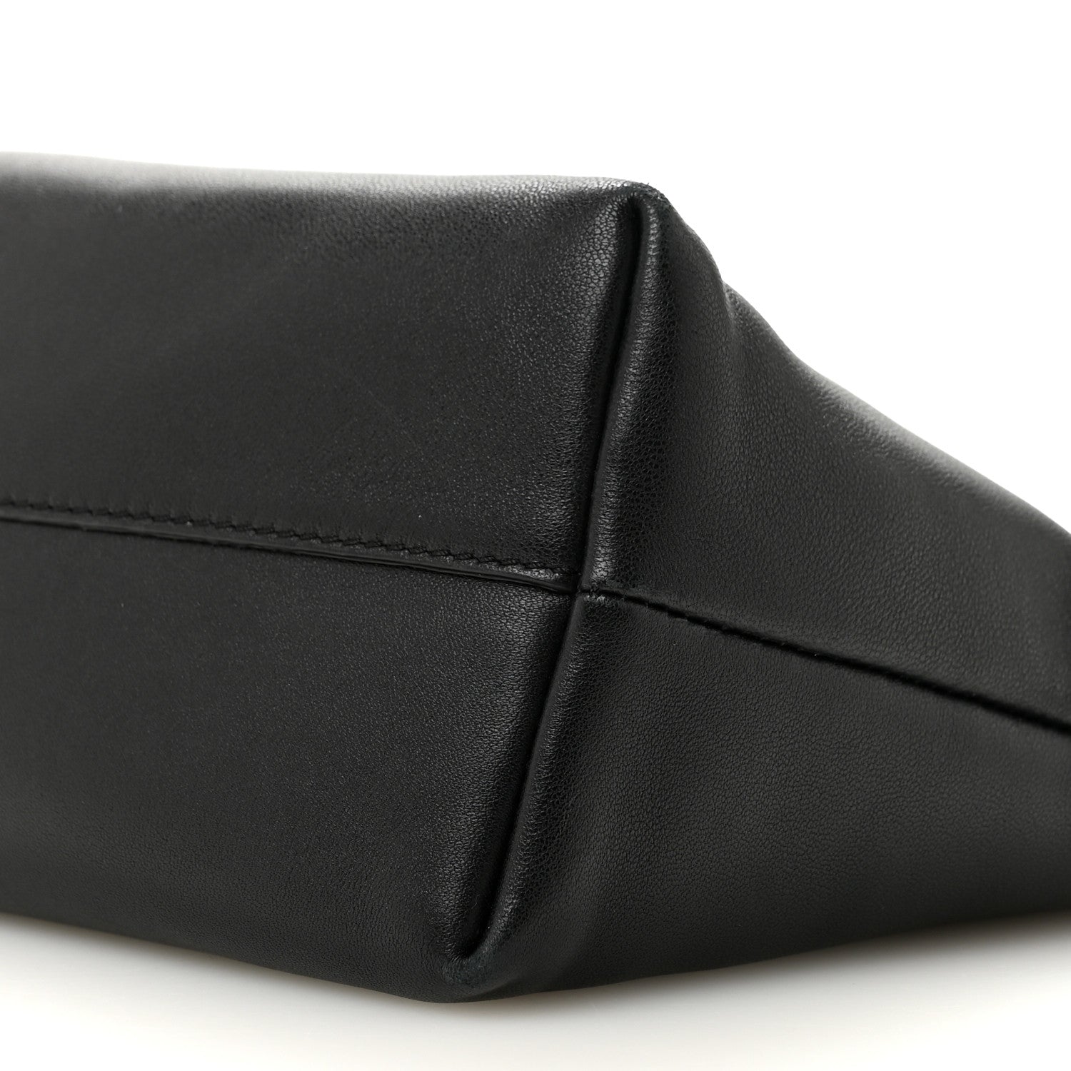 Loewe Mellow Nappa Medium Donut Chain Flamenco Knot Clutch Black 10 of 12