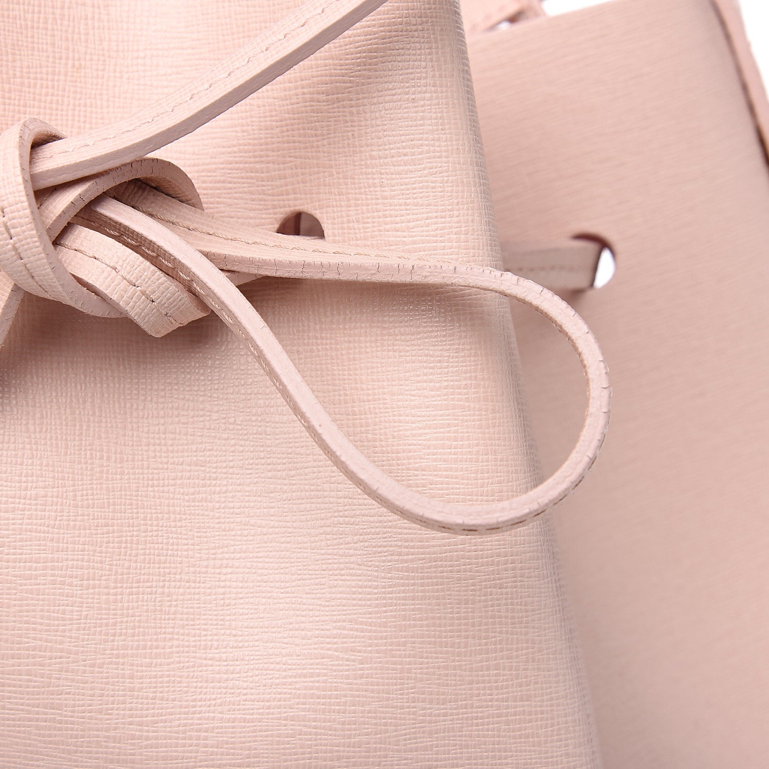 Mansur Gavriel Saffiano Bucket Bag Rosa 8 of 11
