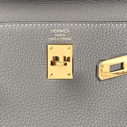 Hermes Togo Kelly Retourne 25 Gris Mouette 6 of 11