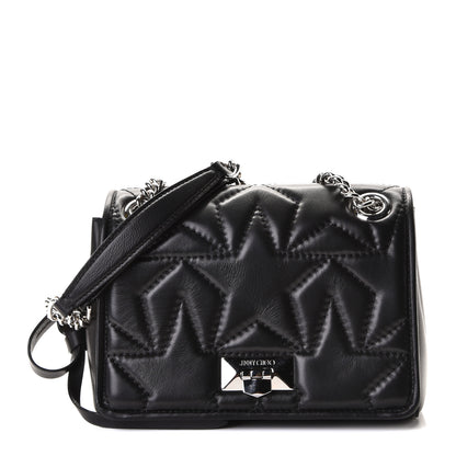Jimmy Choo Lambskin Small Helia Shoulder Bag Black 1 of 7