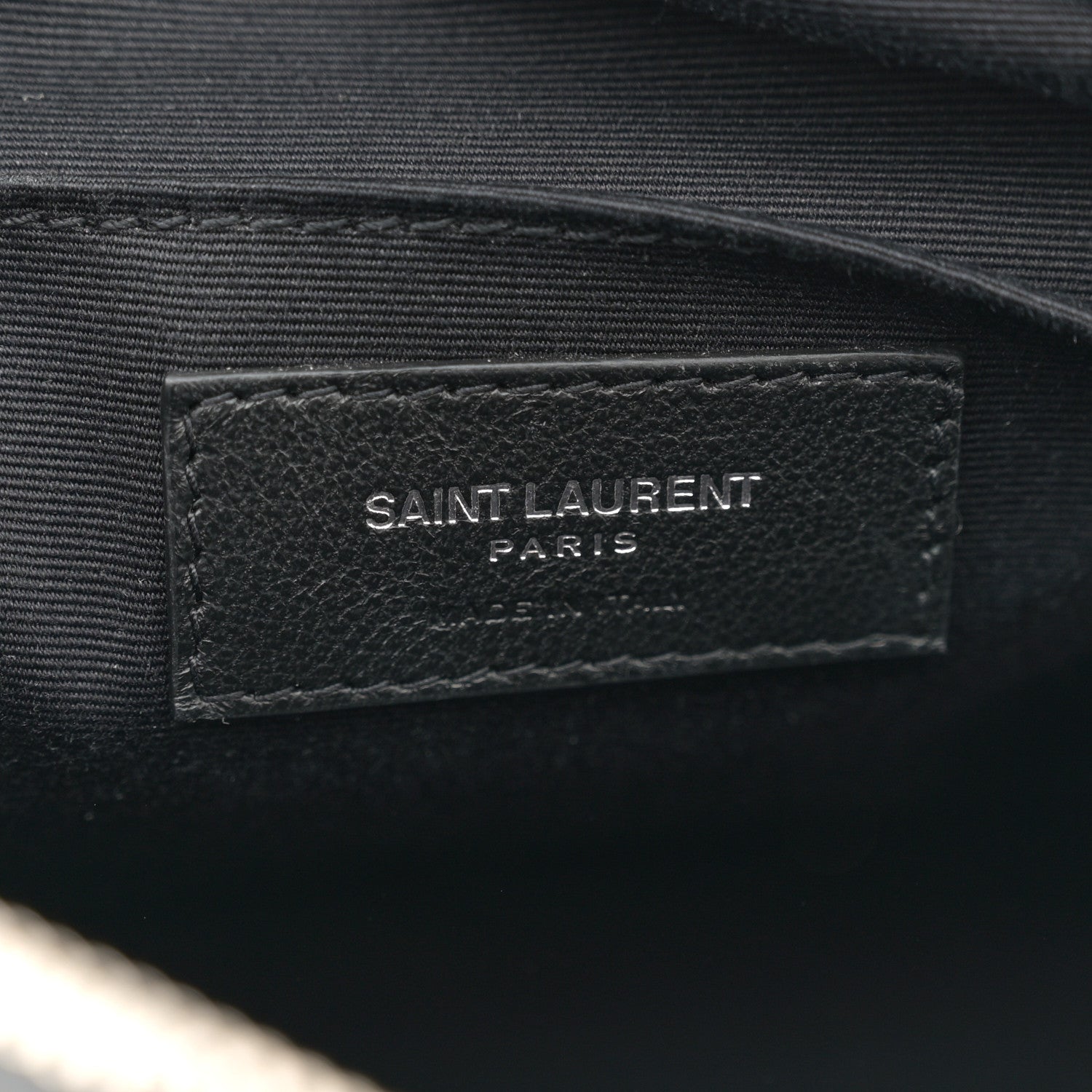 Saint Laurent Lambskin Monogram Small Lou Camera Bag Asphalt 6 of 12
