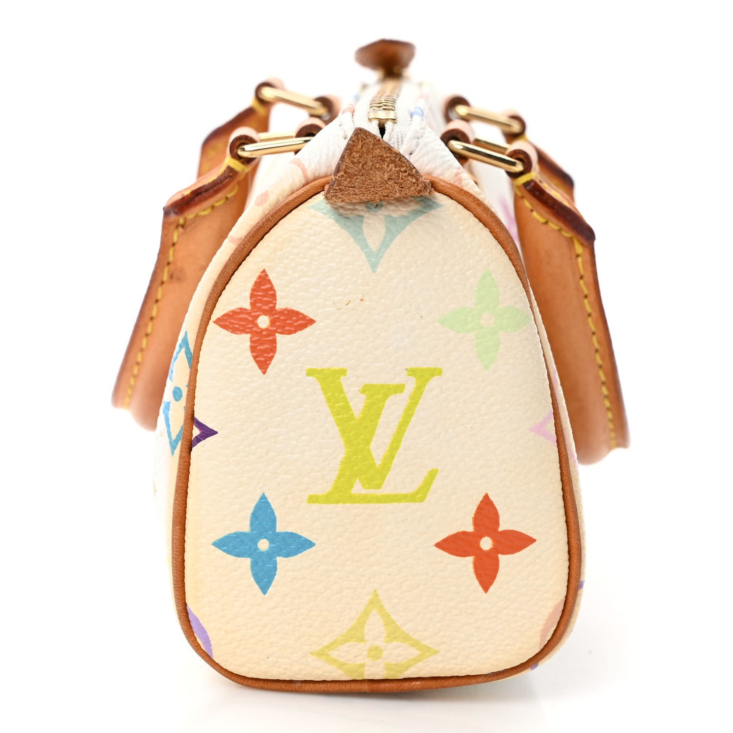 Monogram Multicolor Mini Sac HL Speedy White