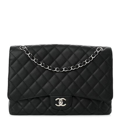 Chanel Caviar Quilted Maxi Single Flap Black 1 of 11