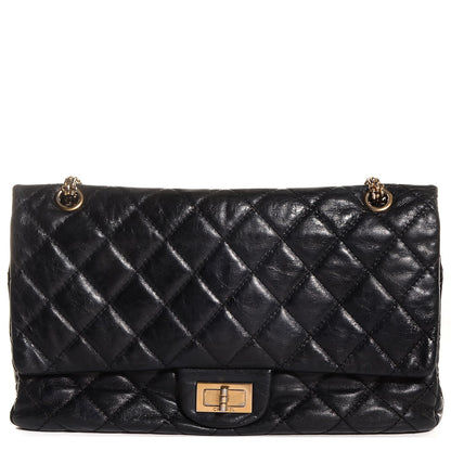 Chanel Glazed Calfskin 2.55 Reissue 227 Flap Black 1 of 9