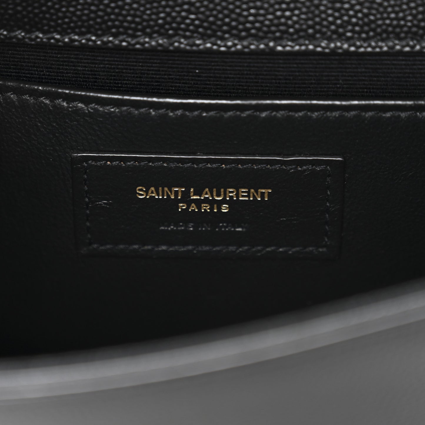 Grain De Poudre Small Classic Monogram Kate Satchel Black