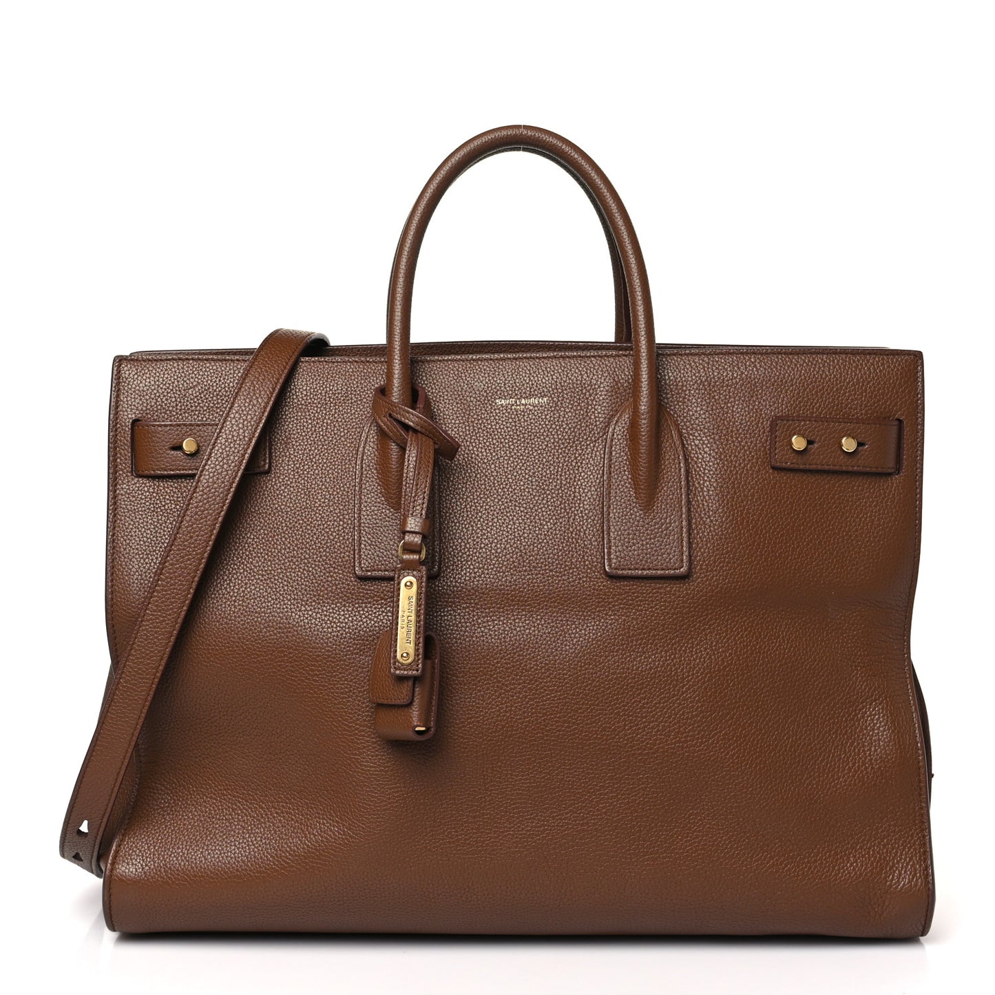 Grained Calfskin Large Thin Sac De Jour Toasted Brown