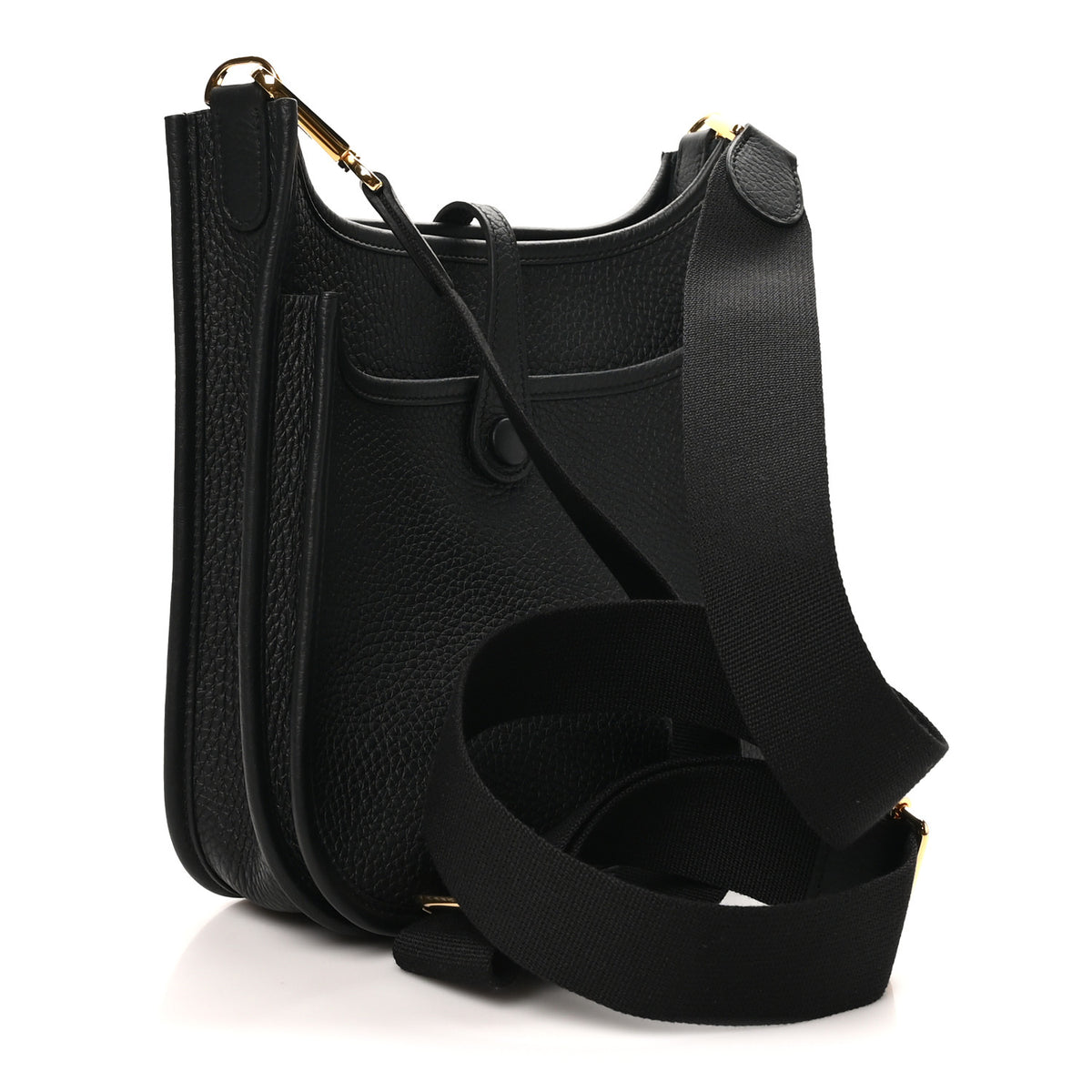 Hermes Taurillon Clemence Evelyne 23 Poche III Black 3 of 10
