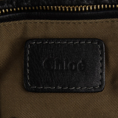 Chloe Calfskin Large Marcie Satchel Black 8 of 10