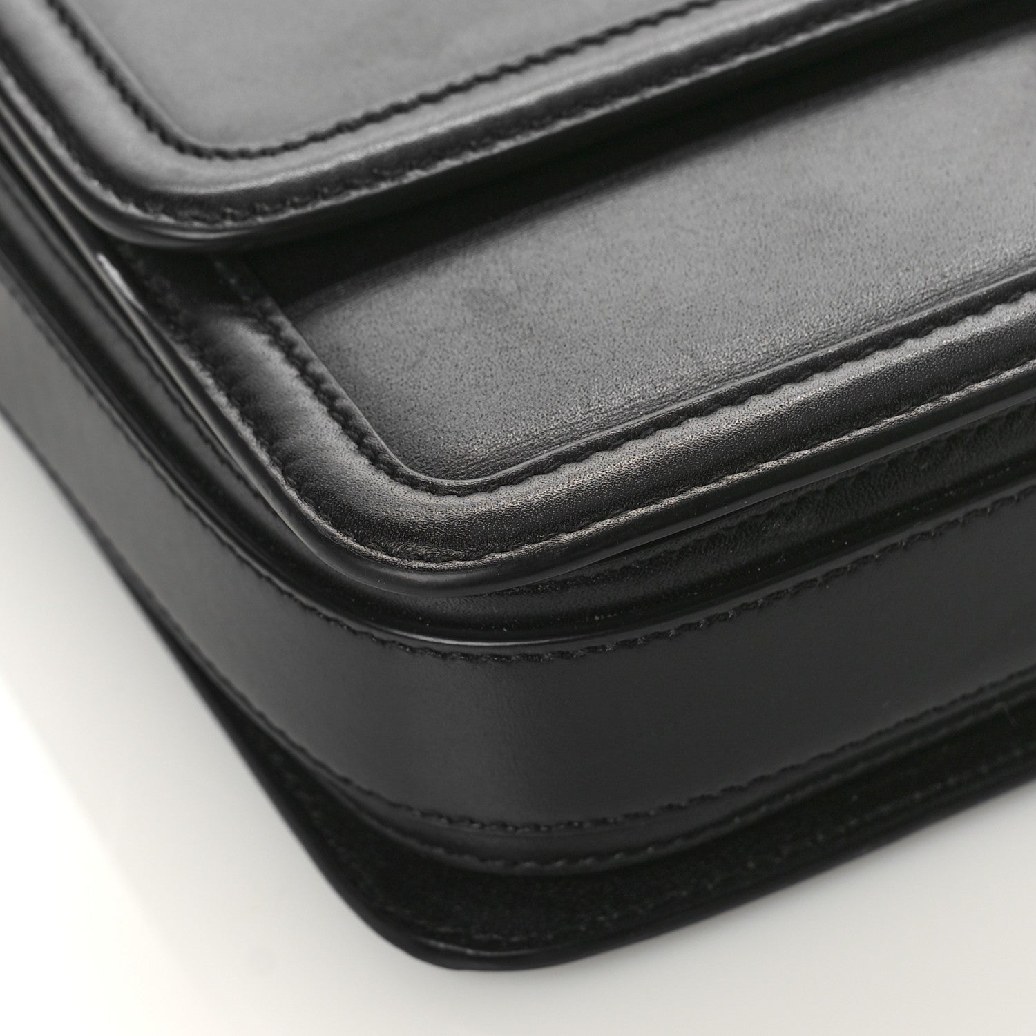 Saint Laurent Box Calfskin Monogram Medium Solferino Satchel Black 7 of 10