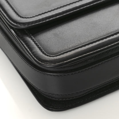 Saint Laurent Box Calfskin Monogram Medium Solferino Satchel Black 7 of 10