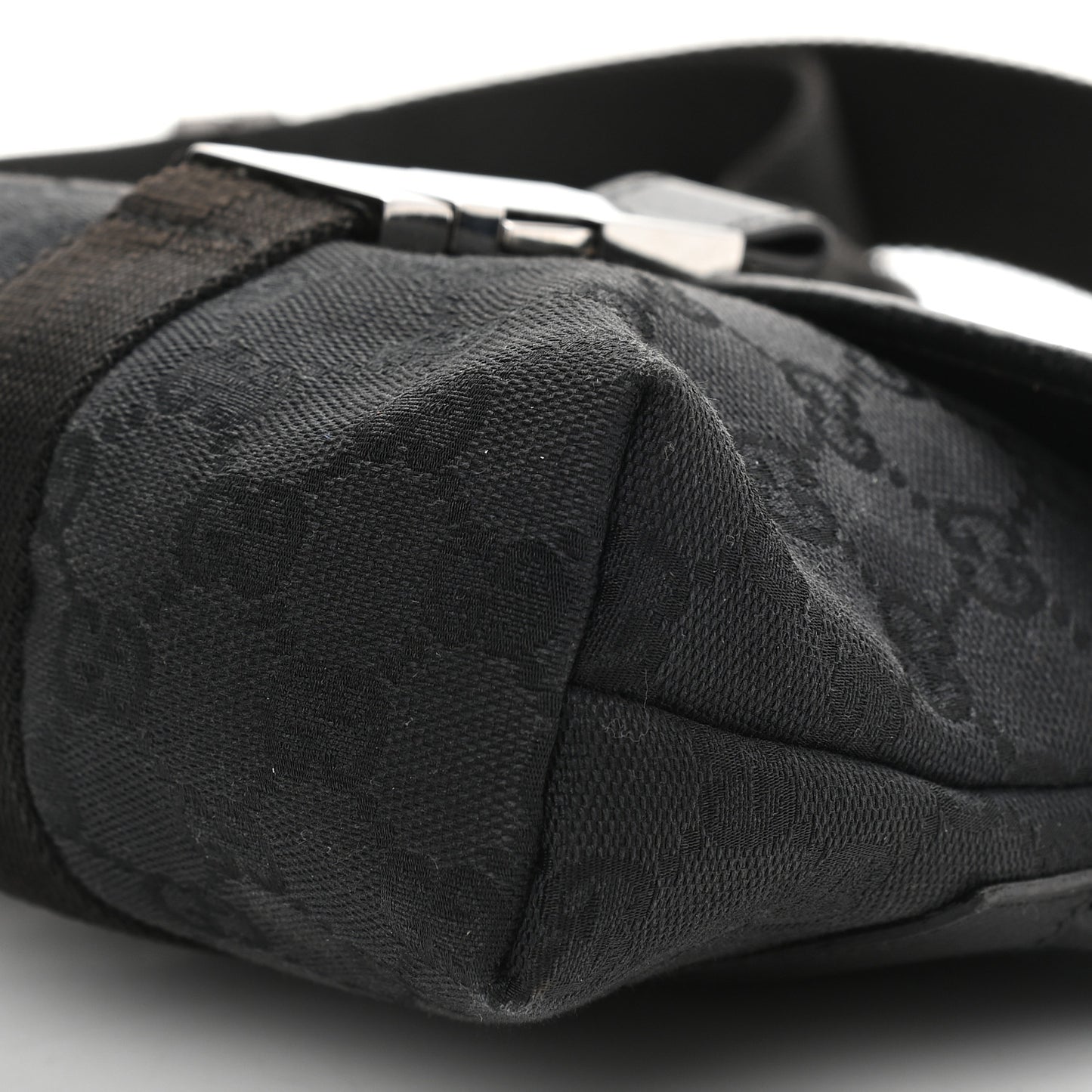 Monogram Waist Pouch Bag Black