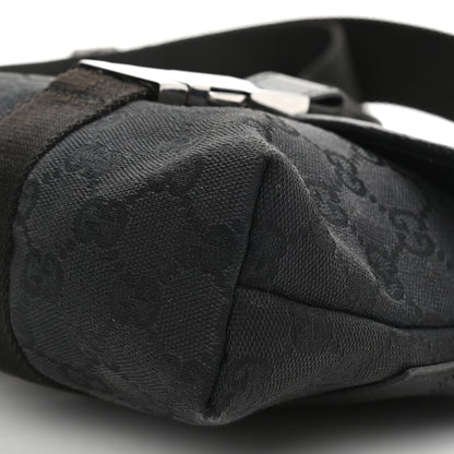 Gucci Monogram Waist Pouch Bag Black 9 of 9