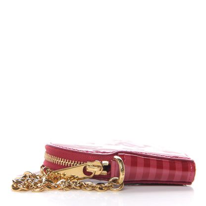 Louis Vuitton Vernis Rayures Coeur Heart Coin Purse Pomme D'Amour 3 of 5