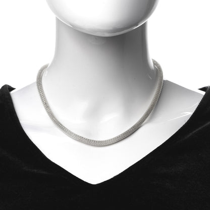 Tiffany Sterling Silver Somerset Mesh Toggle Necklace 2 of 6