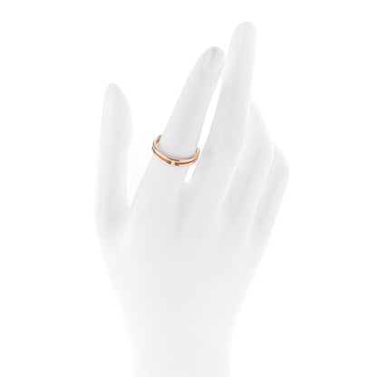 Hermes 18K Rose Gold Ariane Wedding Band Ring 53 6.5 2 of 5