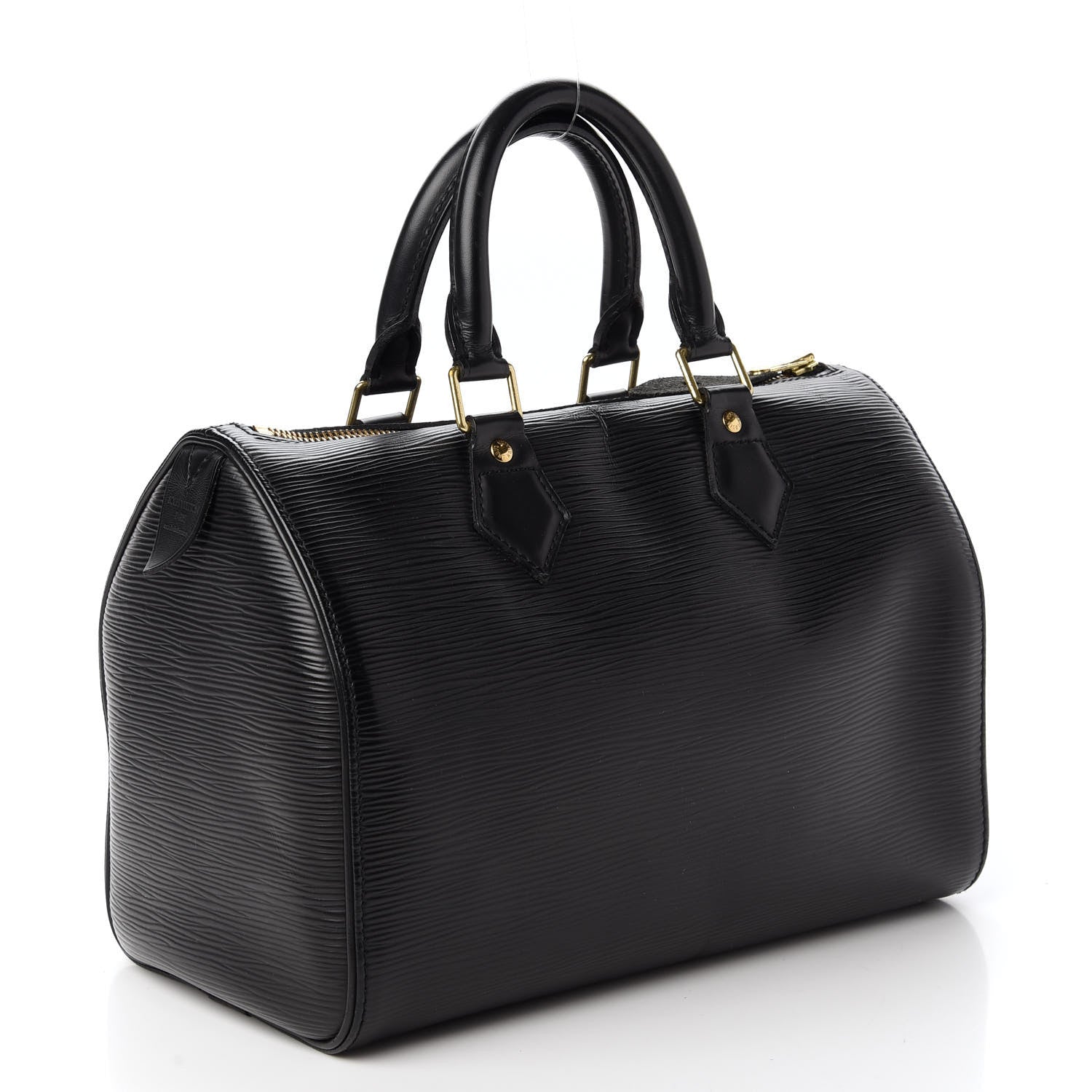 Louis Vuitton Epi Speedy 25 Black 3 of 10