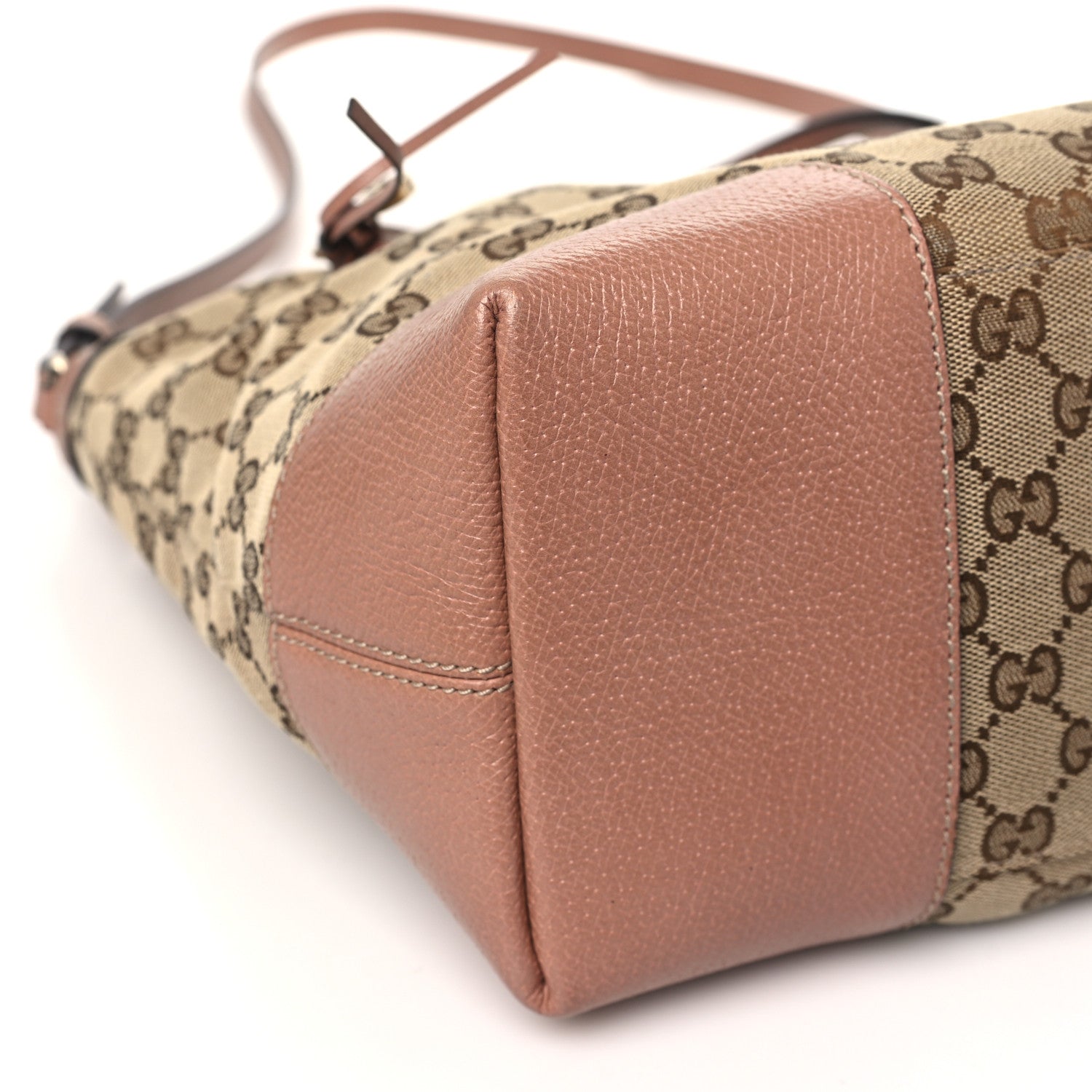 Gucci Monogram Medium Bree Foldover Tote Beige Soft Pink 9 of 11