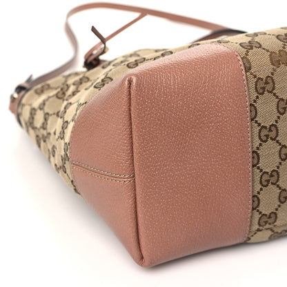 Gucci Monogram Medium Bree Foldover Tote Beige Soft Pink 9 of 11