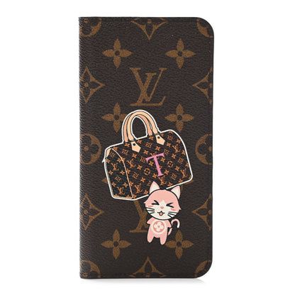Louis Vuitton Monogram My LV World Tour iPhone 7/8 Plus Folio Case Rose Ballerine 1 of 7