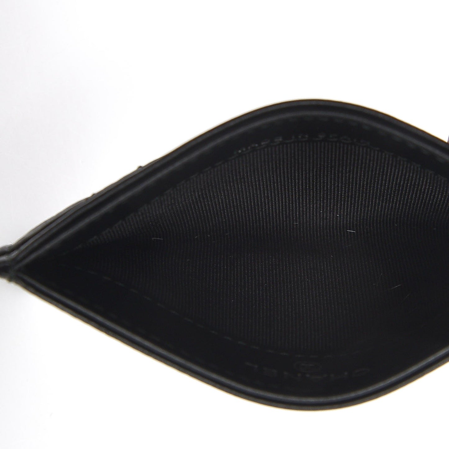 Calfskin Quilted Card Holder So Black