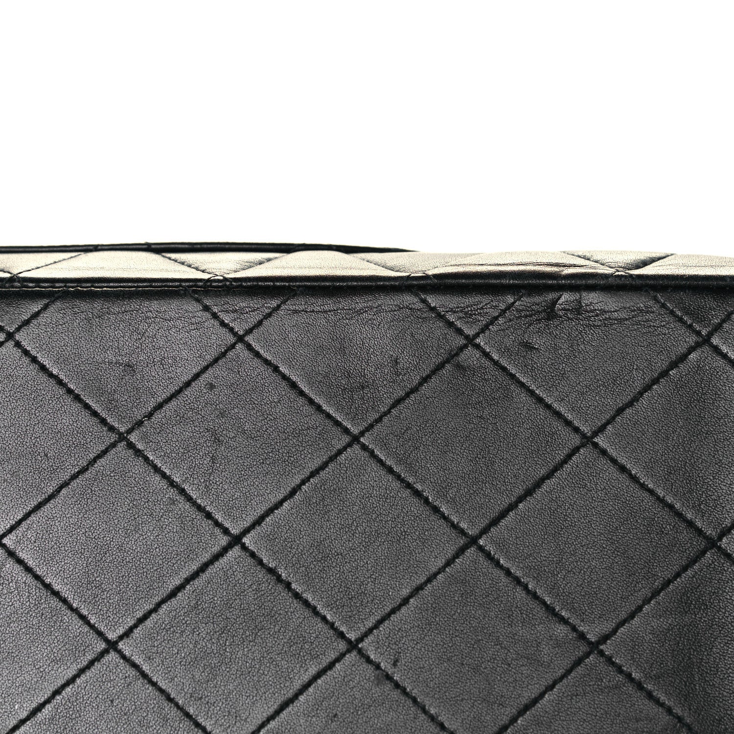 Chanel Lambskin Quilted XL Jumbo Single Flap Black 23 of 23