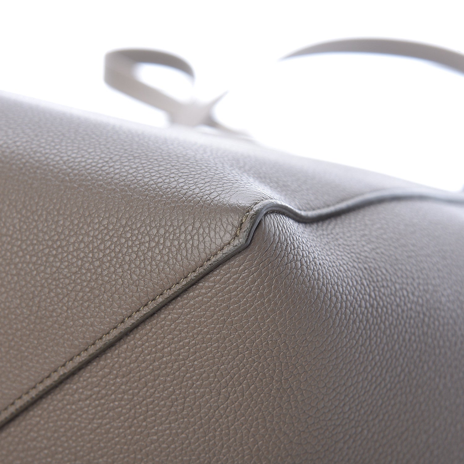 Celine Soft Grained Calfskin Small Belt Cabas Phantom Taupe 12 of 13