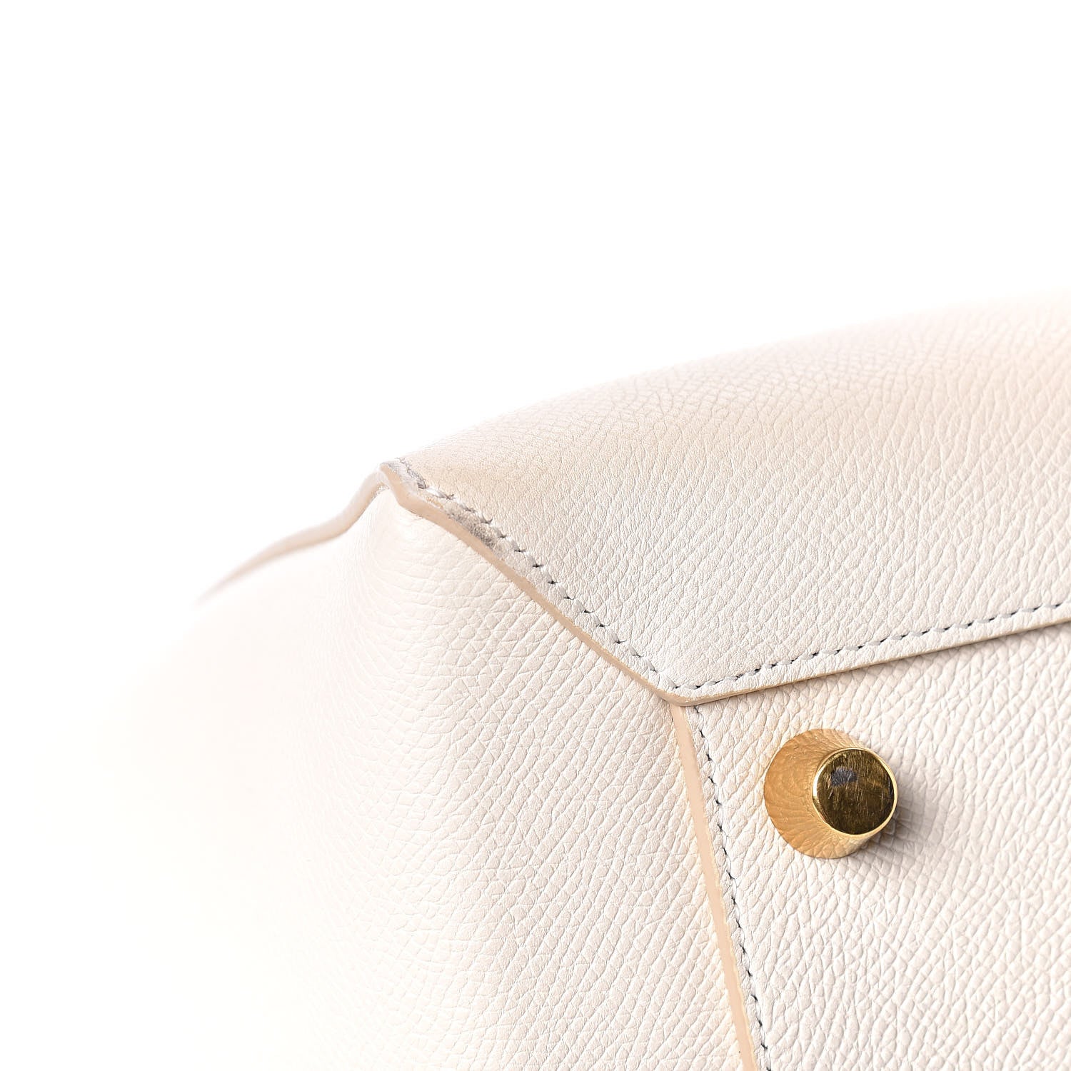 Celine Grained Calfskin Mini Belt Bag White 17 of 19
