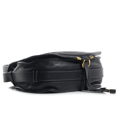 Chloe Calfskin Medium Marcie Round Crossbody Bag Black 5 of 12