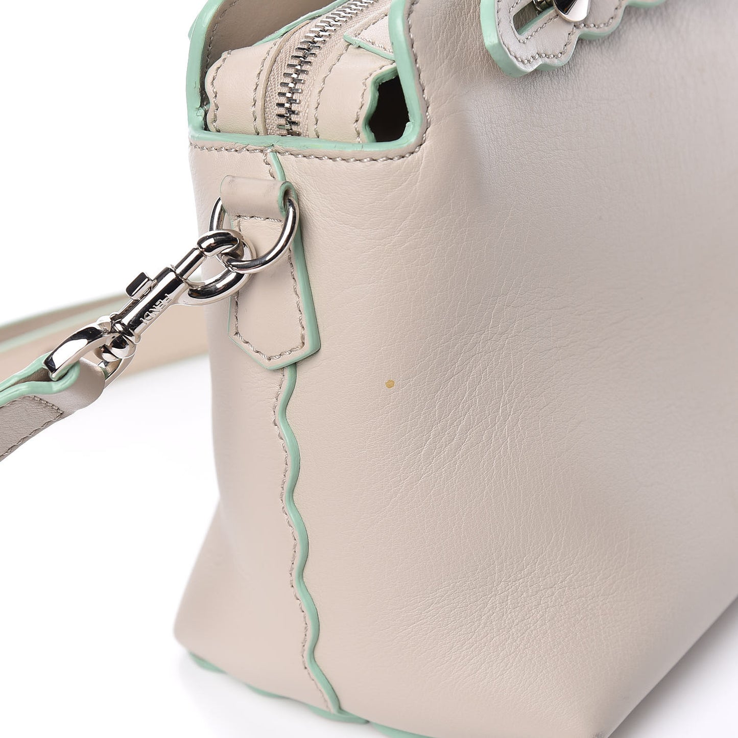 Vitello Dolce Scalloped Studded Medium By The Way Boston Bag Latte