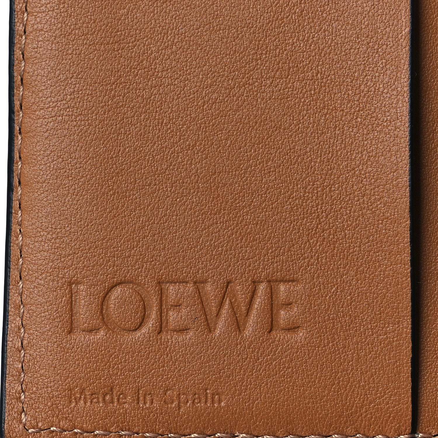 Loewe Grained Calfskin Compact Zip Wallet Marble Green Ash 9 of 10