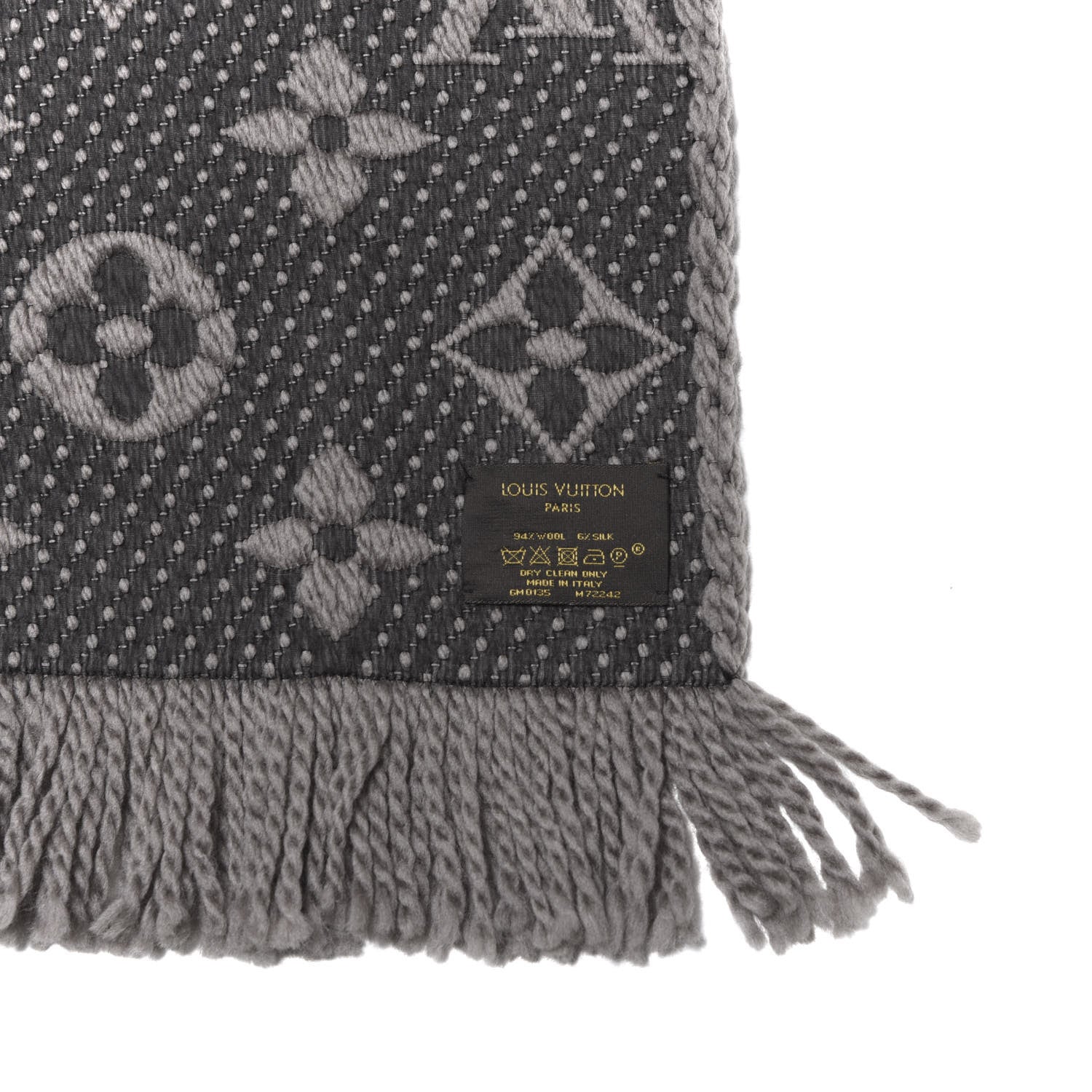 Louis Vuitton Wool Silk Logomania Scarf Verone 3 of 5