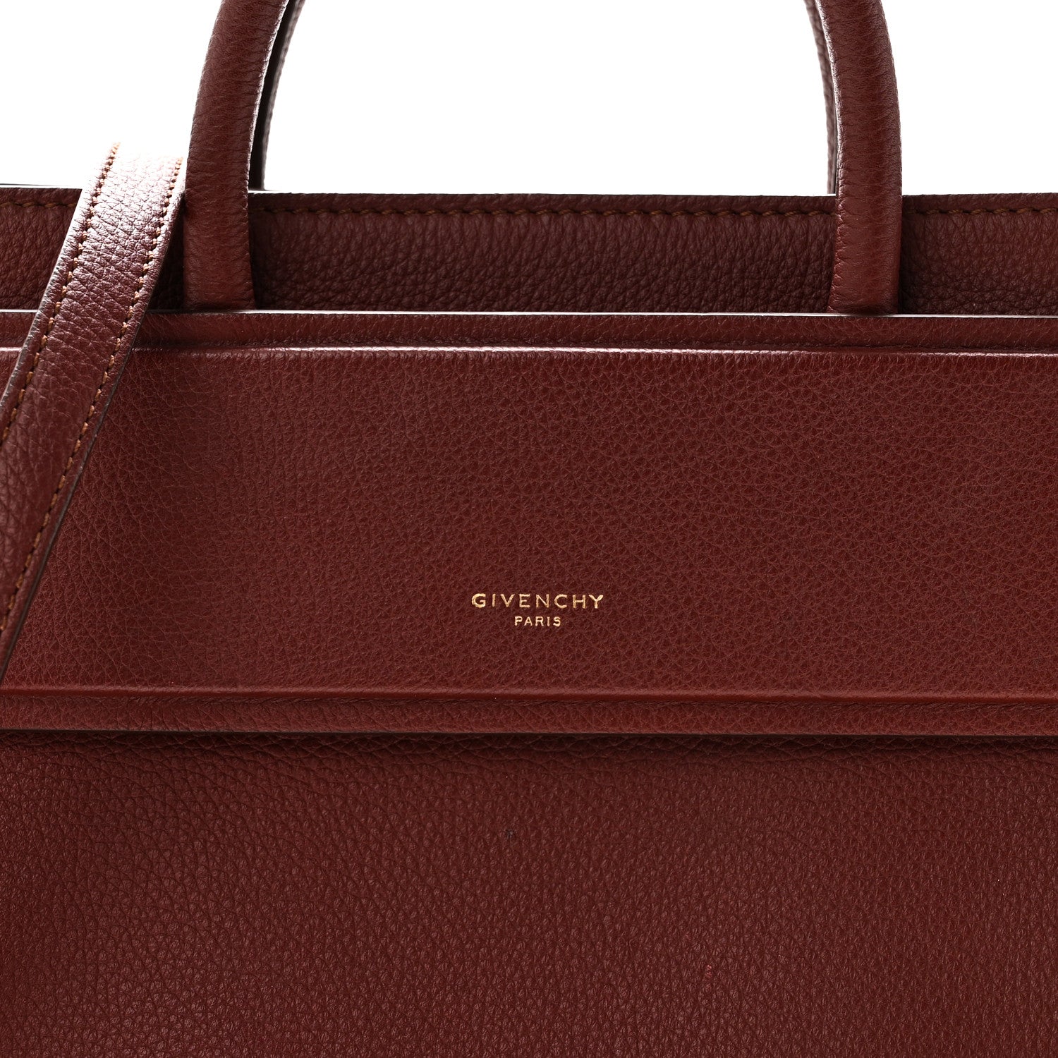 Givenchy Grained Calfskin Mini Horizon Satchel Oxblood 8 of 10