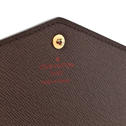 Louis Vuitton Damier Ebene Sarah Wallet NM 7 of 9